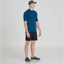 NRS Men's H2Core Rashguard Short-Sleeve Shirt