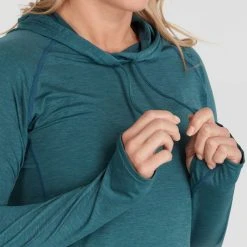 NRS Women's H2Core Silkweight Hoodie Womens Thermal Layering