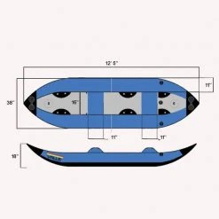 Inflatable Kayaks Valle Dually Ducky Tandem
