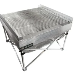 Fireside Pop-Up Fire Pit Tri-Fold Grill